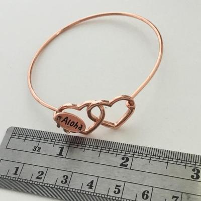 Rose gold Aloha fashion bracelet