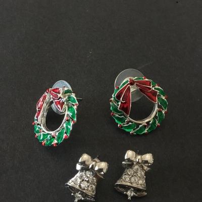 Cute Christmas stud earrings