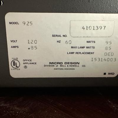 Micro Design 925 Microfiche Reader