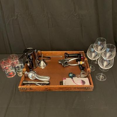 Full Bar Accessories incl Lenox & Fenway Field Glasses (K-SS)