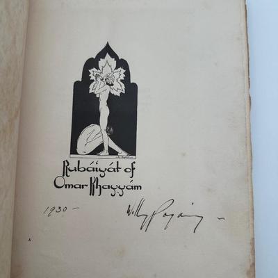 Signed Limited Edition - 1930 Willy Pogány Rubáiyát of Omar Khayyám