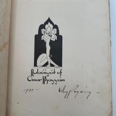 Signed Limited Edition - 1930 Willy Pogány Rubáiyát of Omar Khayyám