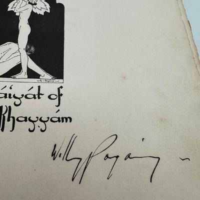 Signed Limited Edition - 1930 Willy Pogány Rubáiyát of Omar Khayyám
