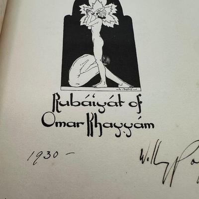 Signed Limited Edition - 1930 Willy Pogány Rubáiyát of Omar Khayyám