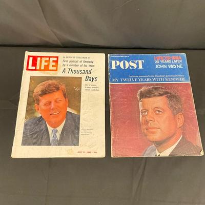 Framed JFK Inaugural Address, Books & Magazines (LR-SS)