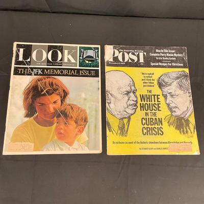 Framed JFK Inaugural Address, Books & Magazines (LR-SS)