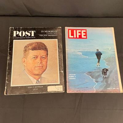 Framed JFK Inaugural Address, Books & Magazines (LR-SS)