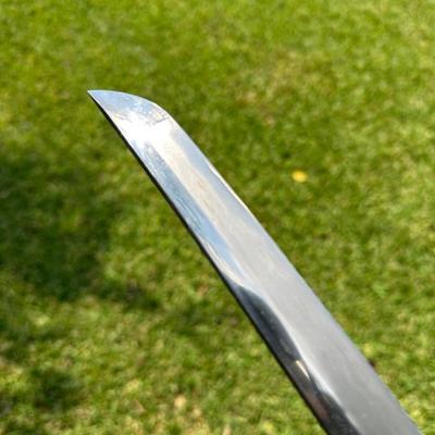 Katana Style Samurai Sword with Black Saya & Dragon Tsuba