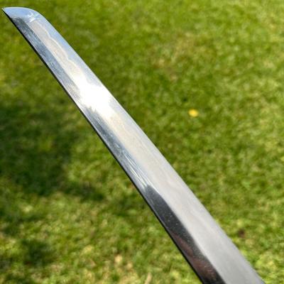Katana Style Samurai Sword with Black Saya & Dragon Tsuba