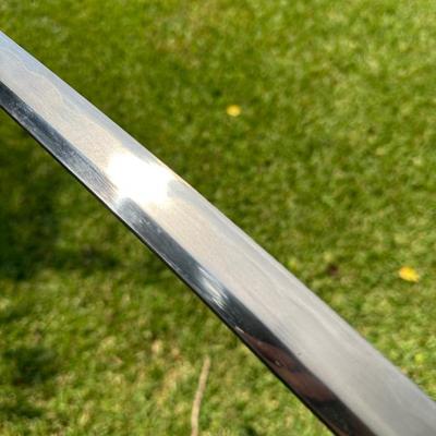 Katana Style Samurai Sword with Black Saya & Dragon Tsuba
