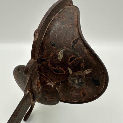 19th-Century Spanish Cavalry Sabre – Etched Blade & Floral Cup Guard (See description)