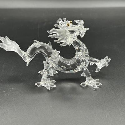 Swarovski Crystal Dragon with Stand