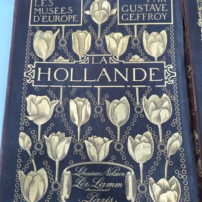 Set of 4 “Les Musées d’Europe” Art Books by Gustave Geffroy