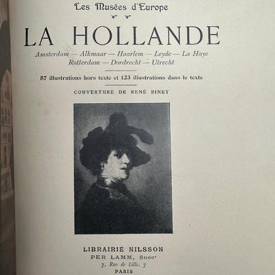 Set of 4 “Les Musées d’Europe” Art Books by Gustave Geffroy