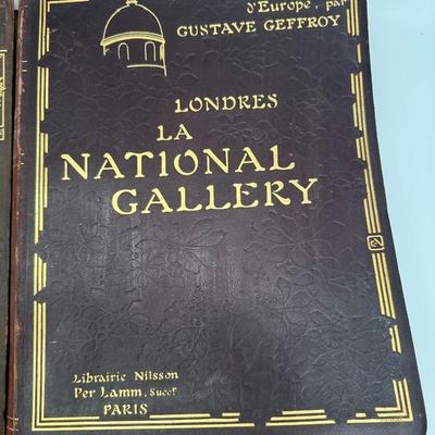 Set of 4 “Les Musées d’Europe” Art Books by Gustave Geffroy