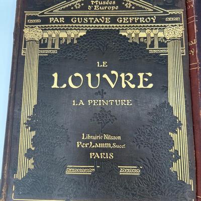 Set of 4 “Les Musées d’Europe” Art Books by Gustave Geffroy