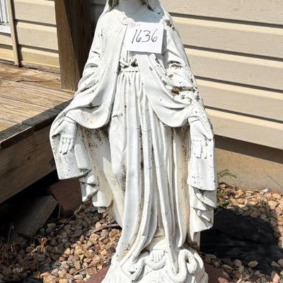 Virgin Mary Cement Statue