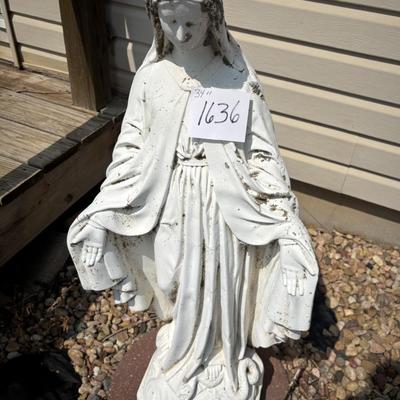 Virgin Mary Cement Statue
