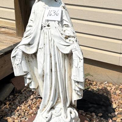 Virgin Mary Cement Statue