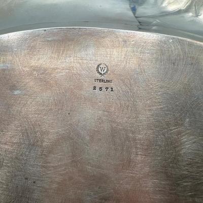 Set of 3 Ornate Sterling Serving Bowls with Monogram