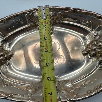 Set of 3 Ornate Sterling Serving Bowls with Monogram