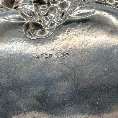 Set of 3 Ornate Sterling Serving Bowls with Monogram
