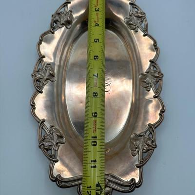 Set of 3 Ornate Sterling Serving Bowls with Monogram