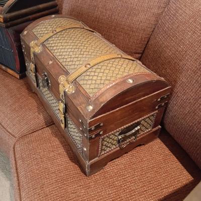 2 DECORATIVE TRUNKS