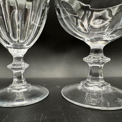 Vintage Crystal Stemware Glasses