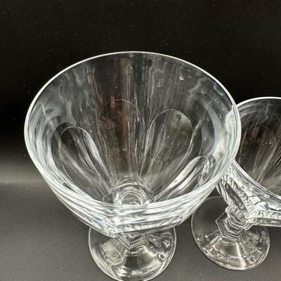Vintage Crystal Stemware Glasses