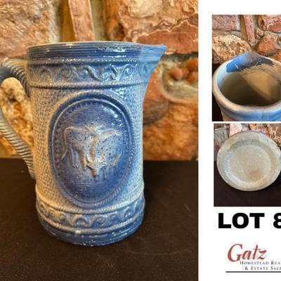 1900 Blue & White Pitcher