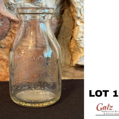 Glass Milk Bottle