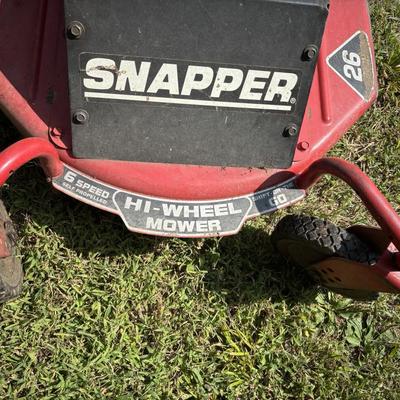 Snapper Self Propelled Mower