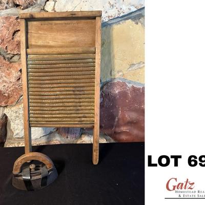 Wash Board & Iron