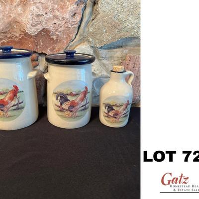 Chicken Crock Canisters