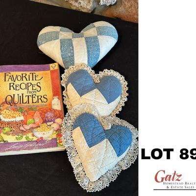Quilted Pillows & Cookbook