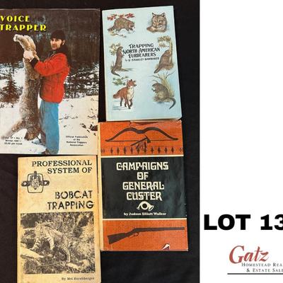 Vintage Trapping Books