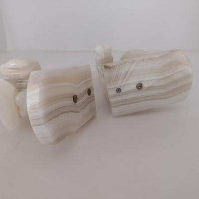 Onyx Siesta Book Ends