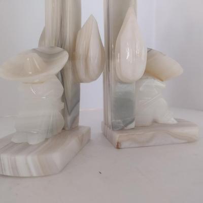 Onyx Siesta Book Ends