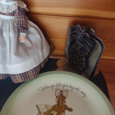 Nice Assortment of Home Decor includes Delft Blue, Royal Daulton, Norman Rockwell and Holly Hobbie