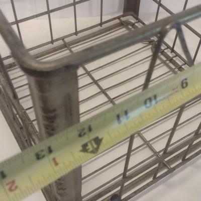 Arcadia Dairy Metal Milk Bottle Crate