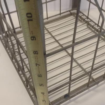 Arcadia Dairy Metal Milk Bottle Crate