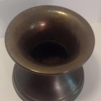 Large Vintage Brass Spittoon