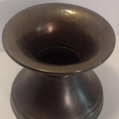 Large Vintage Brass Spittoon
