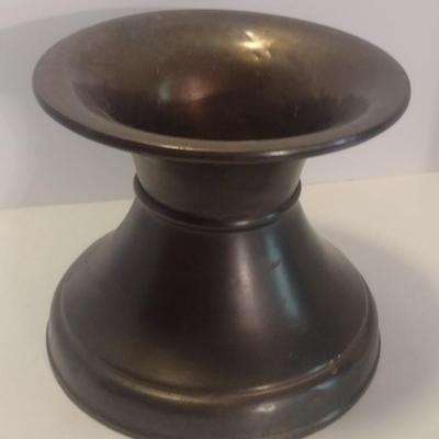 Large Vintage Brass Spittoon