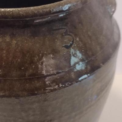Vintage Alkaline Glaze #3 Hand Turned Pottery Jug