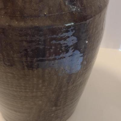 Vintage Alkaline Glaze #3 Hand Turned Pottery Jug