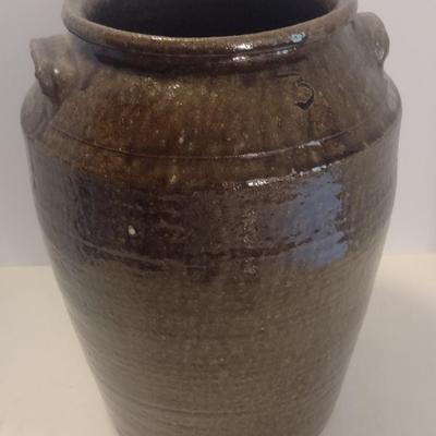 Vintage Alkaline Glaze #3 Hand Turned Pottery Jug