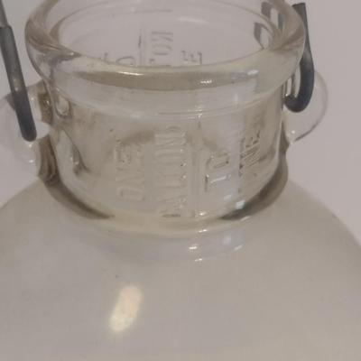 Vintage Glass Dairy Bottle