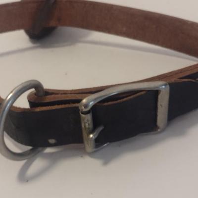 Large Metal Cowbell with Leather Collar